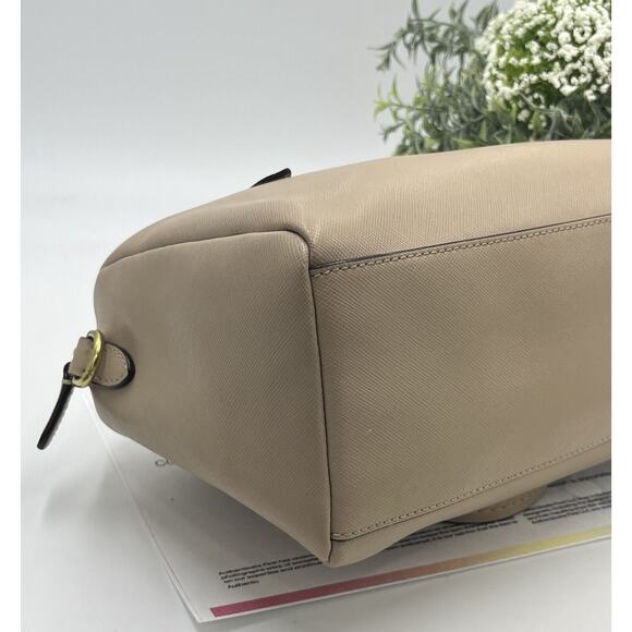 Coach F50430 Authenticated Bennett Mini Satchel,‎ Beige Sand Top Handle Bag - Picture 7 of 15